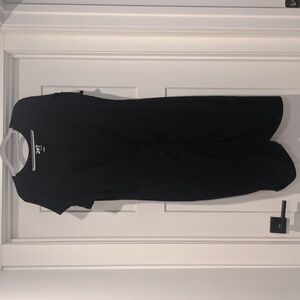 24/7 Maurices women's size 1X black wrap dress